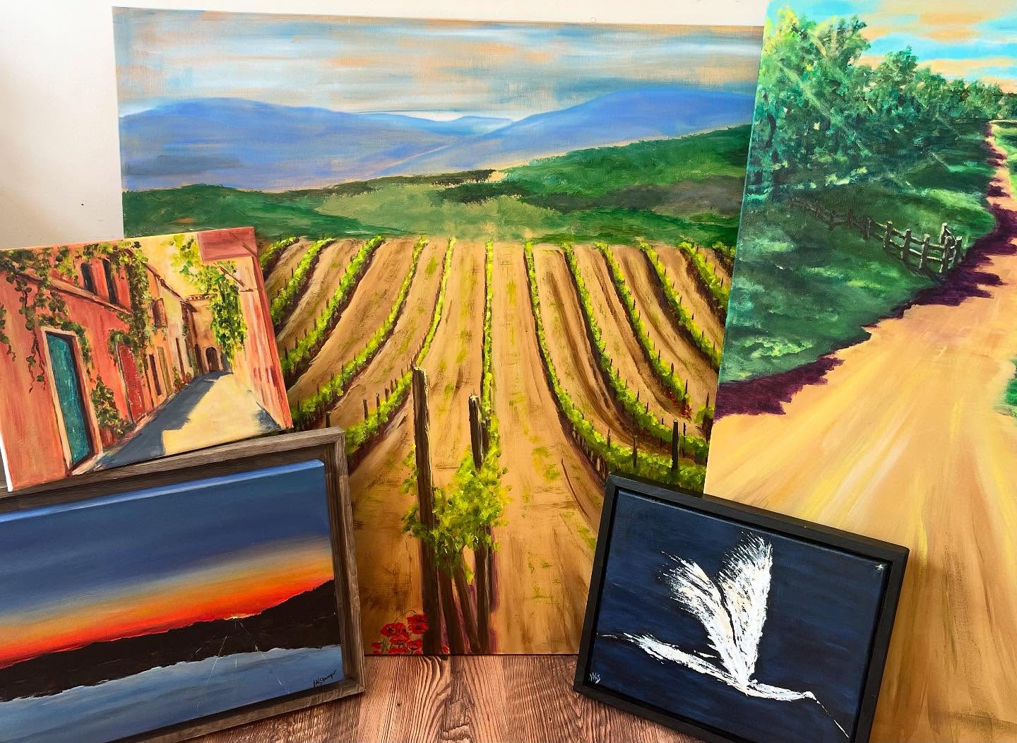 Oil painting by Nance Stamper